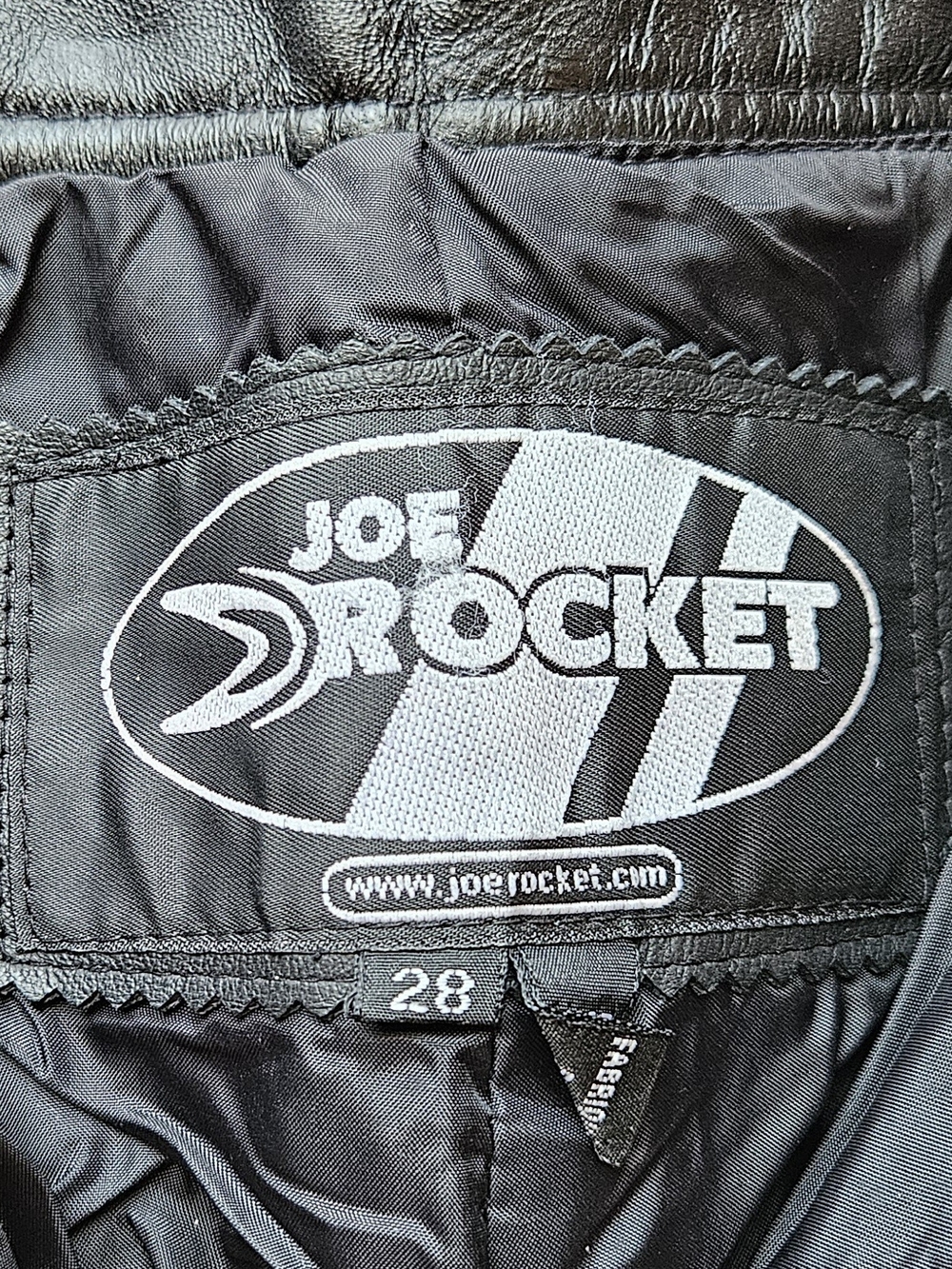 Joe Rocket Black Motorcycle Riding Pants- Leather